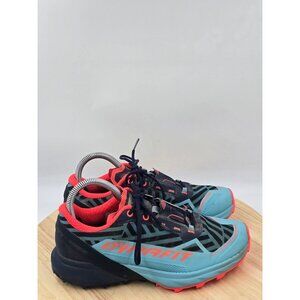 Dynafit Women's Ultra 50 Trail Running Graphic Blueberry bFluo Coral  Shoes Sz 8